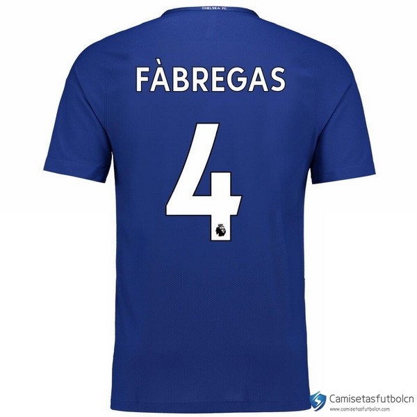 Camiseta Chelsea Primera equipo Fabregas 2017-18